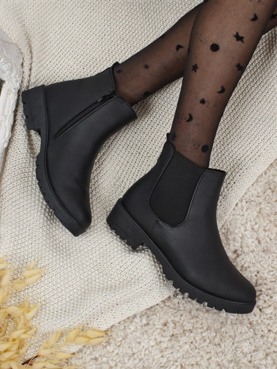 Naiste Chelsea-stiilis öko-nahast poolsaapad Belmo