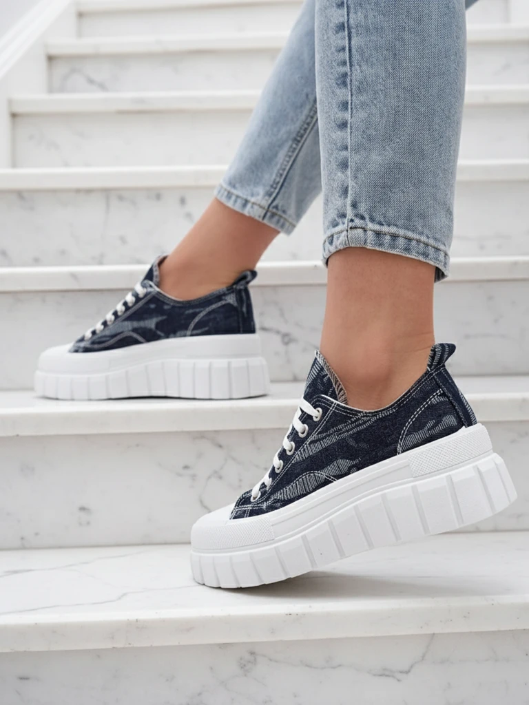 Navy Blue Elysium Sneakers