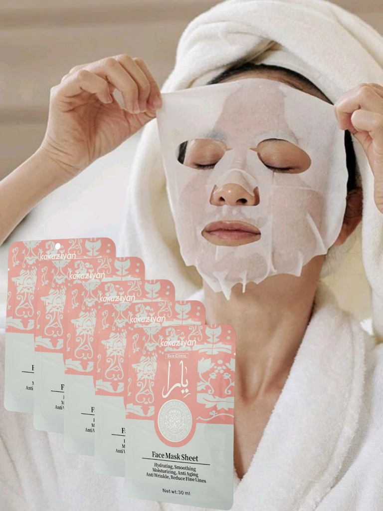 Aurelia Silk Hydrating Face Sheet Mask Kakaziyan 25 ml - Роскошная Маска