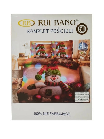 Royalfashion Christmas Bedding Set 160x200 3-PIECE