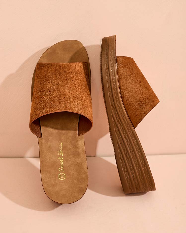 Royalfashion Naiste Saffil madala kontsaga flip-flopid