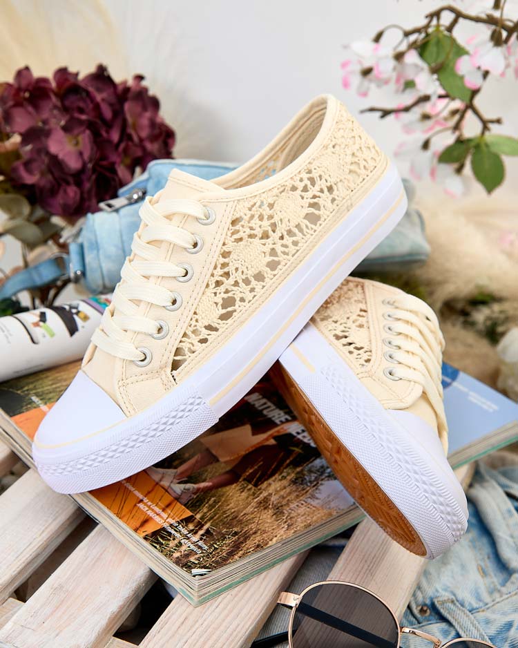 Royalfashion Women's Openwork Sneakers Niz