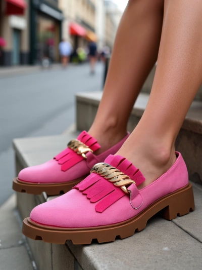 Royalfashion Naiste ökoloogilised suede mokad Mare Nostrum