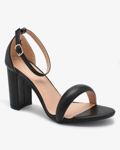 Royalfashion Black Women's Vefre High Stiletto Sandaalid