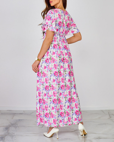 Royalfashion Naiste lilleline midi-kleit