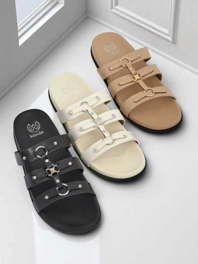 Royalfashion Women's Roma Roman Style Flip-Flops