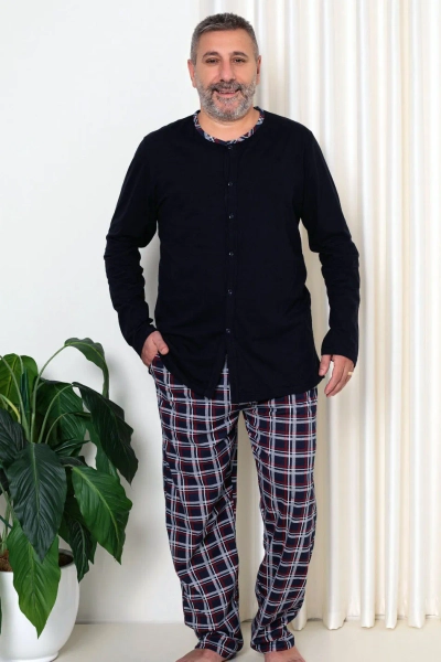 Royalfashion Men's Cotton Checkered Pajama PLUS SIZE