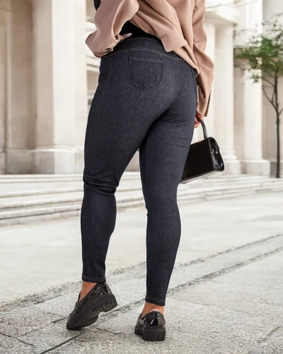 Royalfashion Naiste Treggings PLUS SIZE Püksid