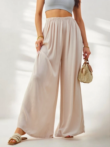 Royalfashion viskoosist sirged naiste püksid, valmistatud kangast