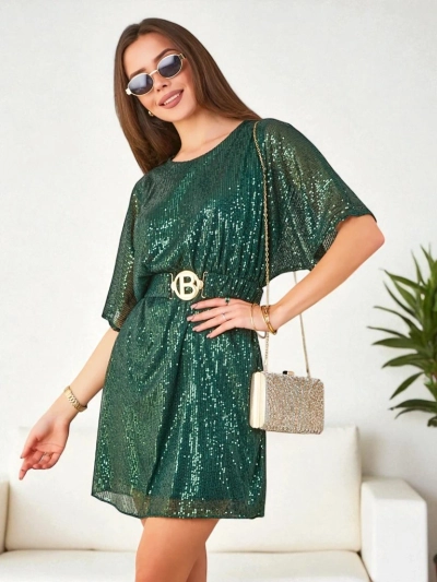 Royalfashion Женское платье с пайетками