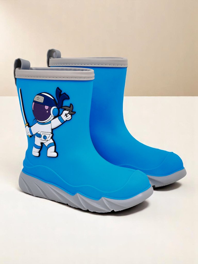 Royalfashion Children’s rain boots with cosmonaut Cosmos Boy