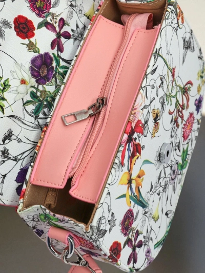 Royalfashion Women's Small Floral Faux Leather Handbag Ori Elle
