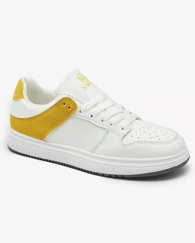 Royalfashion Mustard valge naiste spordijalatsid Elevace