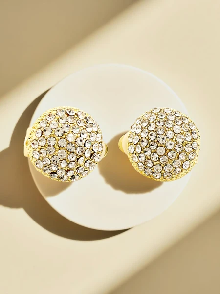 Royalfashion Naiste klõpsuga kõrvarõngad tsirkoonkividega