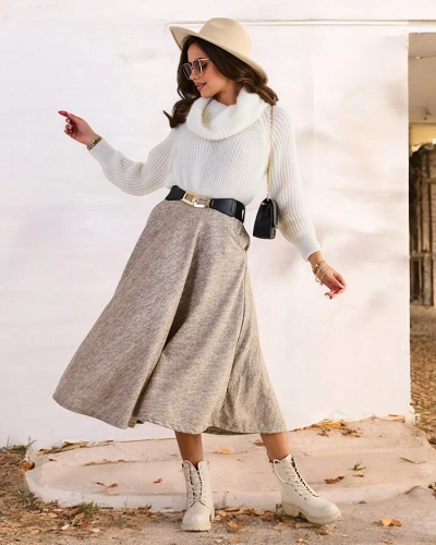Royalførd Women's midi skjørt