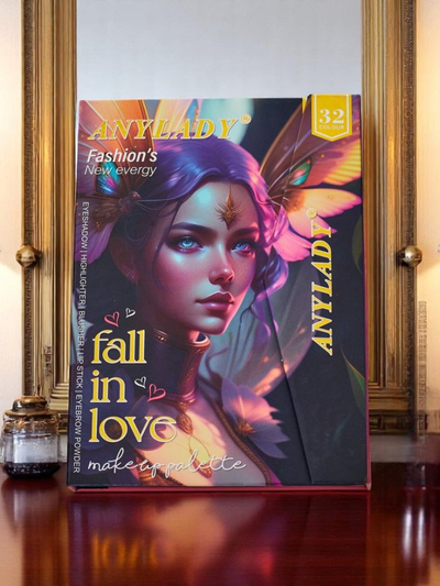 ANYLADY kompaktne meigipalett – lauvärvid, kontuur, huuled 33 tooni