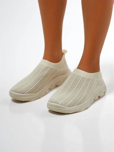 Royalfashion Women's Slip-On Fabric Sports Shoes Perrey