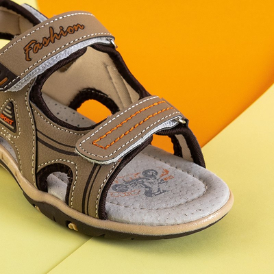 Beežid poiste sandaalid Velcro Elbrus - Jalatsid