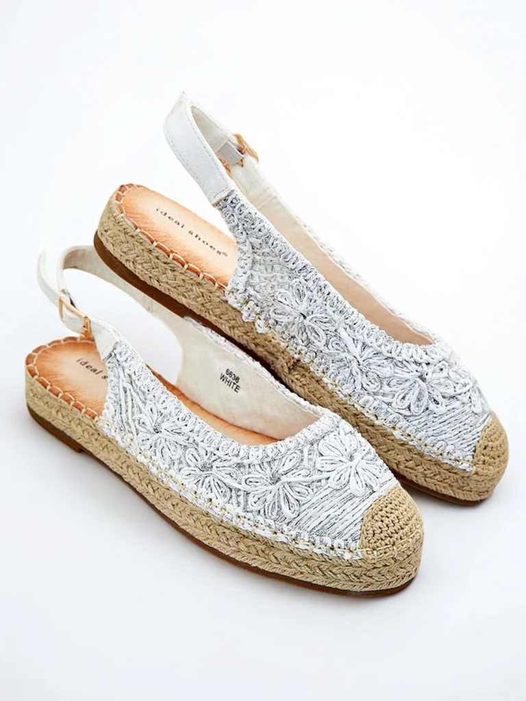 Royalfashion Women's espadrilles with decorative embroidery
