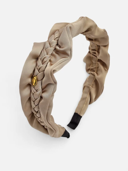 Royalfashion Hairband with braided plait and gathers