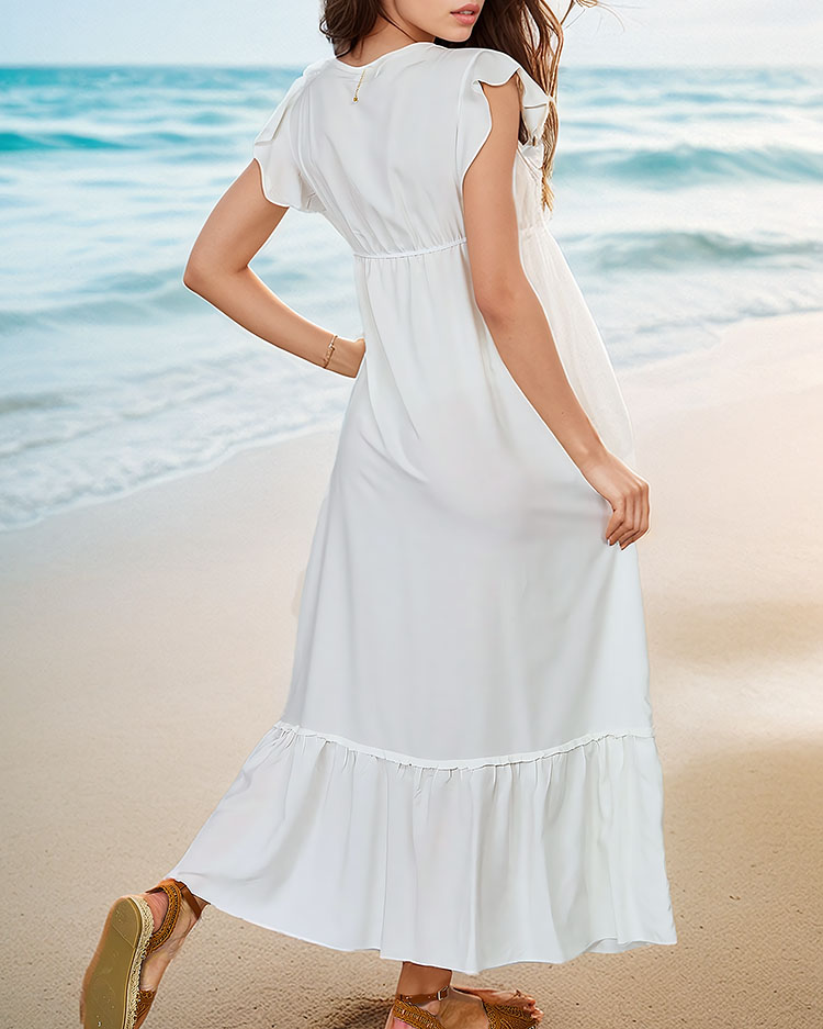 Royalfashion Naiste pikk pitsiga kleit