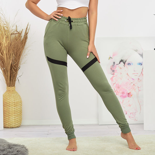 Women's green sweatpants - Clothing