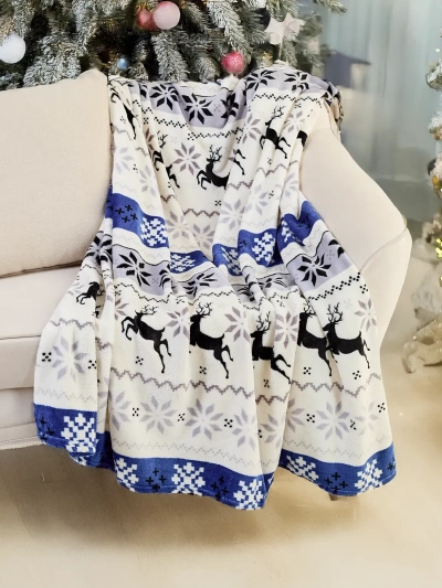 Royalfashion Christmas throw blanket 160x200