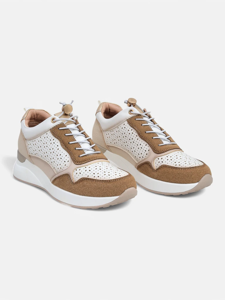 Royalfashion Женские кеды на танкетке Zerrni