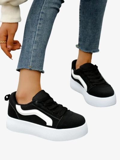 Royalfashion Women's Platform Sport Sneakers Ensis