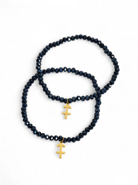 Royalfashion Kaks naiste käevõru ankru ripatsiga