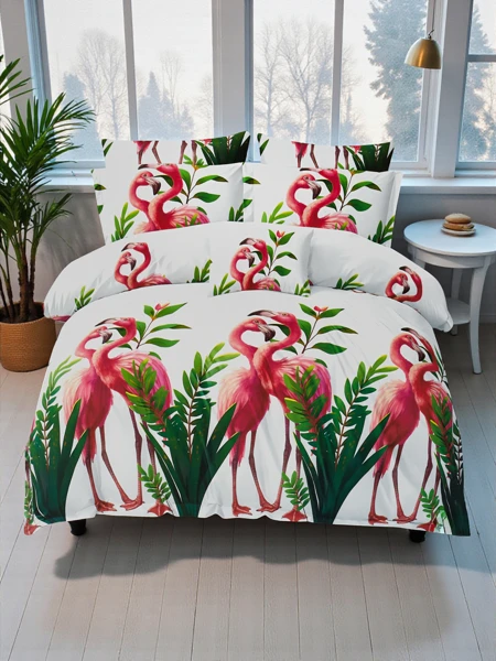 Royalfashion Mustriline voodipesu 160x200 komplekt 4-OSALINE