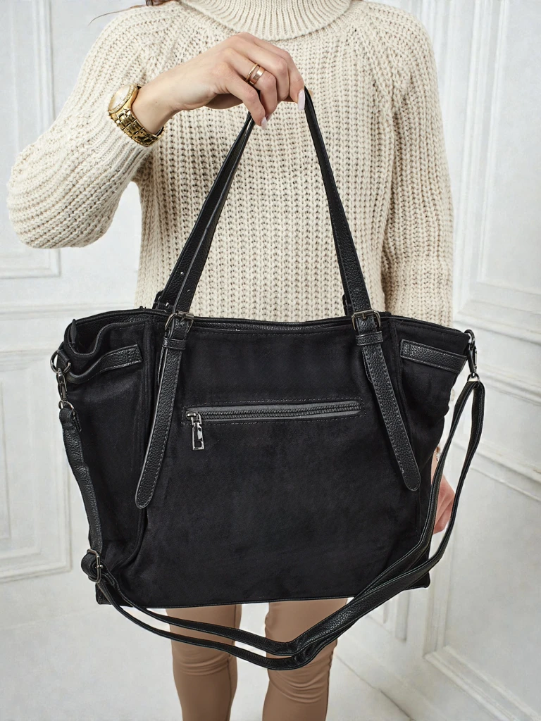 Женская сумка-шоппер Daville из эко-замши