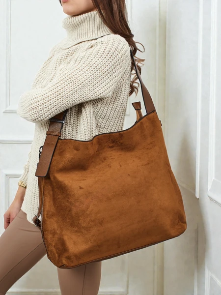 Women's shopper bag eco suede Donenn