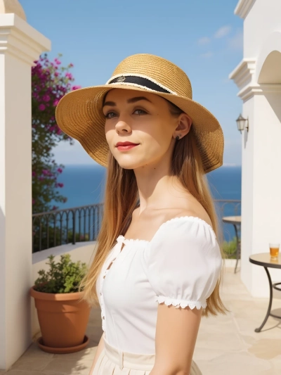 Royalfashion Naiste õlgkübar Sunny Meadow