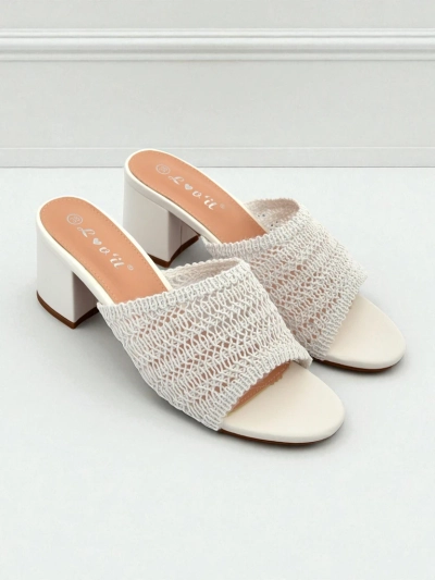 Royalfashion Women's Heeled Mules Sole Bloom