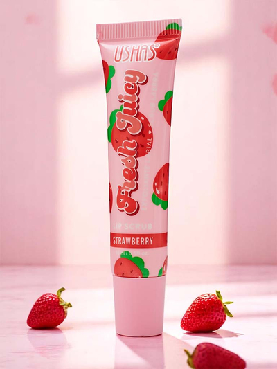 Strawberry lip scrub