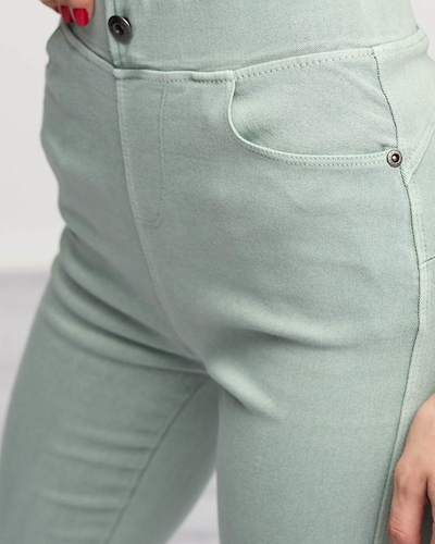 Naiste rohelised treggings- Rõivad