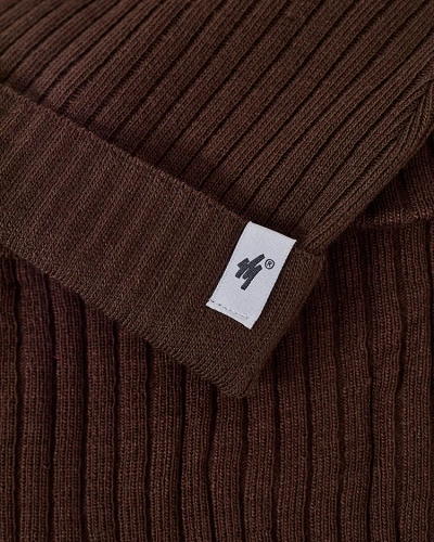 Royalfashion Vetrar sett almennur - búkur hattur með hálsbönd