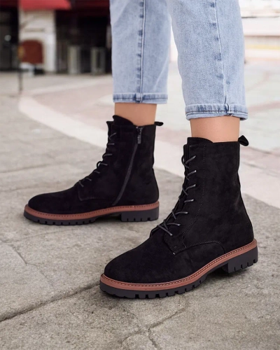 Royalfashion Women's Lace-up Ankle Boots Gosop