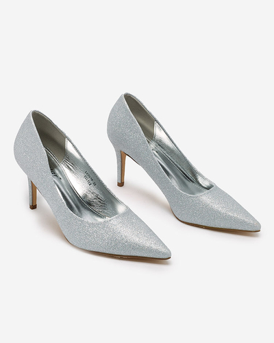 Royalfashion Naiste stilettpumbad glitteriga Matomliso
