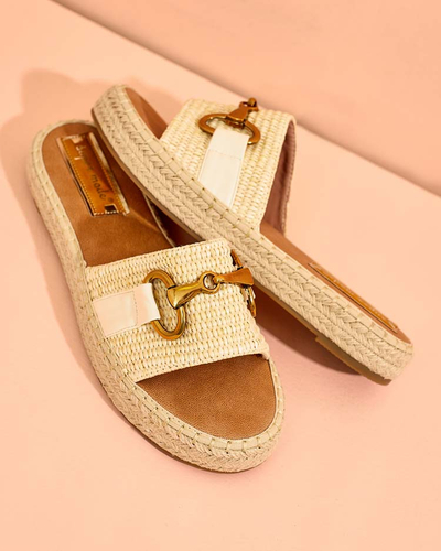 Royalfashion Naiste Abic dekoratiivsed flip-flops