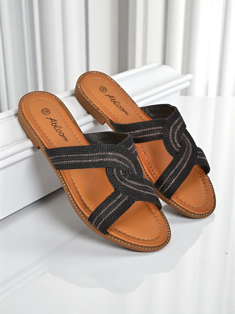 Royalfashion Women's Woven Breeze Flip-Flops