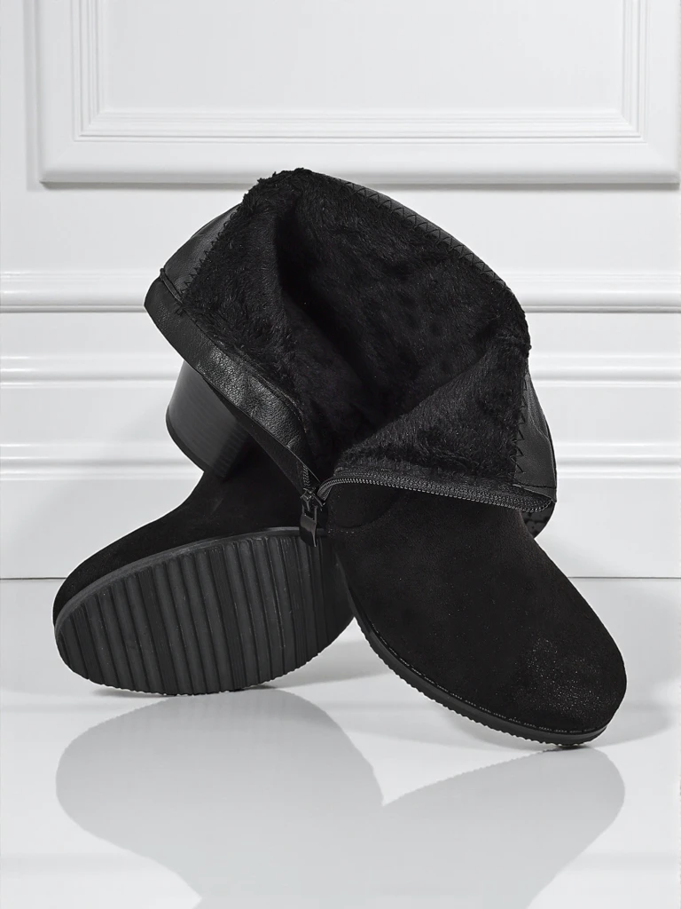 Naiste öko-seemisnahast kontsaga poolsaapad Crimson Dusk