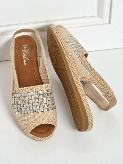 Naiste espadrill-sandaalid säravate kivikestega Belle Sparkle