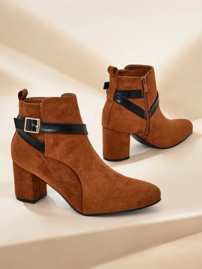 Royalfashion Women's platform ankle boots Eloron