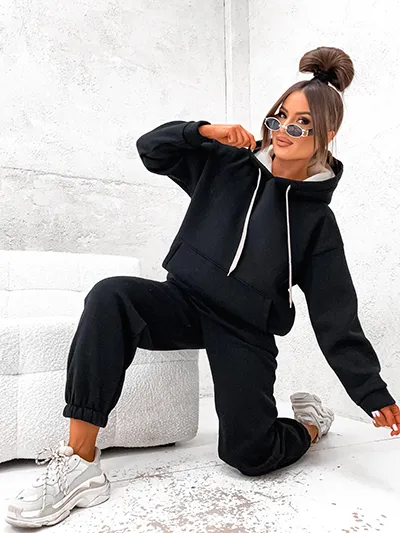 Royalfashion Хлопковый женский комплект толстовок