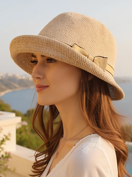 Royalfashion Naiste kübar, kaunistatud lipsuga Summer Grace