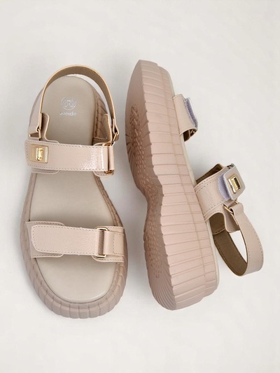 Royalfashion Women's sandals on a thicker sole Aganda