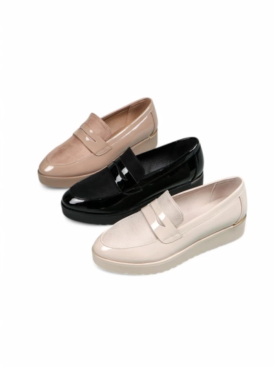 Royalfashion Женские лаковые мокасины Afidale