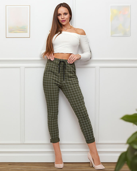 Royalfashion Women's checkered pants
